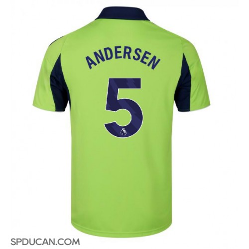 Muški Nogometni Dres Fulham Joachim Andersen #5 Gostujuci 2025-26 Kratak Rukav